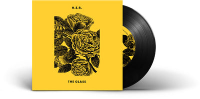 the album cover for H.E.R. / Foo Fighters - Glass [Indie Exclusive]