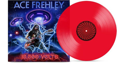 Ace Frehley - 10,000 Volts (Limited Edition Red Colored Vinyl) - Pale Blue Dot Records