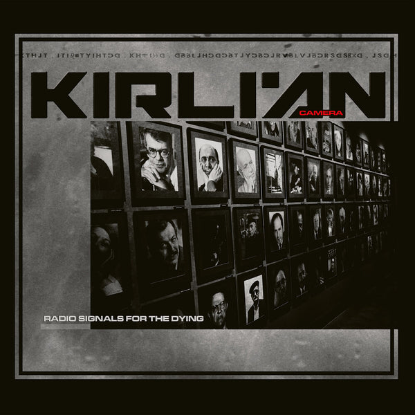 the album cover for Kirlian Camera - Radio Signals For The Dying - Transparent Red