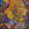 the album cover for SlimeLord - Chytridiomycosis Relinquished - Orange/royal Blue
