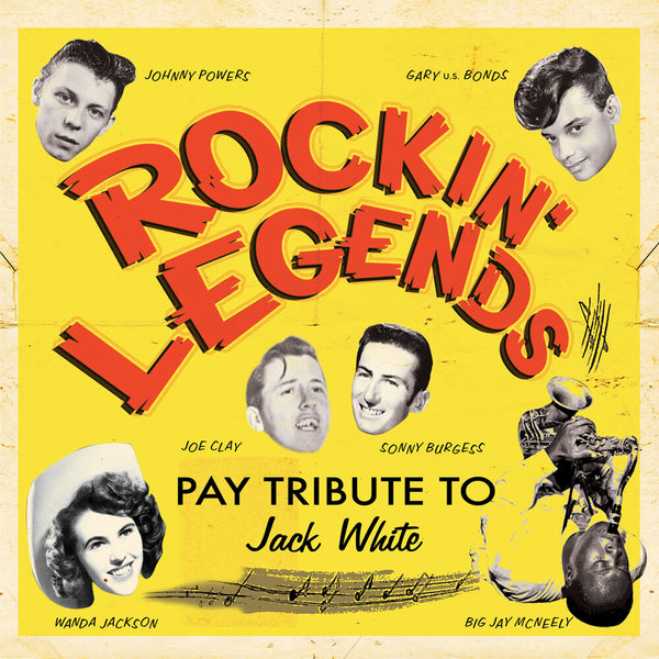 the album cover for Rockin' Legends Pay Tribute To Jack White / Var - Rockin' Legends Pay Tribute To Jack White / Var