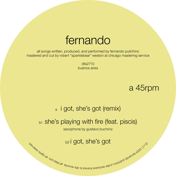 the album cover for Fernando - I Got, She's Got (Blk) (Ep)