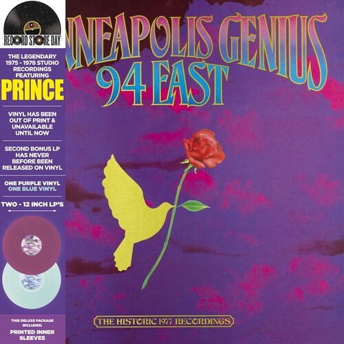 94 East / Prince - Minneapolis Genius [Indie Exclusive] (Blue) (Bonv) [Colored Vinyl] - Pale Blue Dot Records