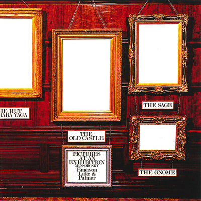 the album cover for Emerson, Lake & Palmer - Pictures At An Exhibition (Pict) [Record Store Day] 
