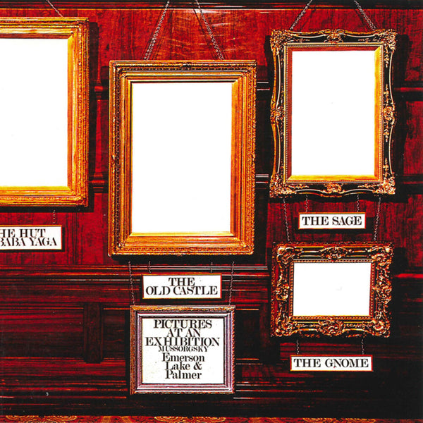 the album cover for Emerson, Lake & Palmer - Pictures At An Exhibition (Pict) [Record Store Day] 