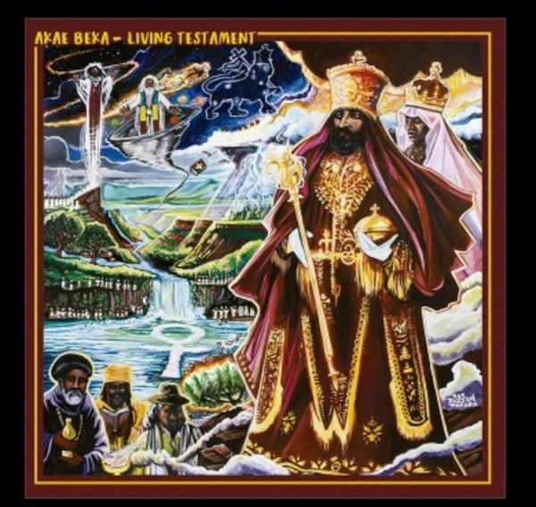 the album cover for Akae Beka - Living Testament