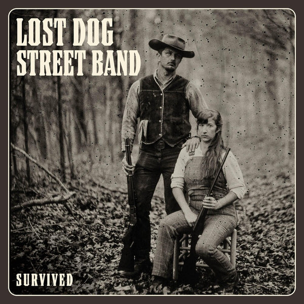 the album cover for Lost Dog Street Band - Survived [LP]