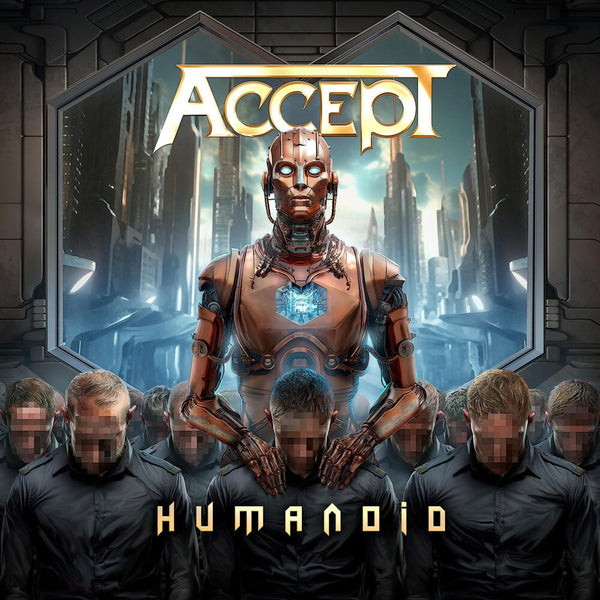the album cover for Accept - Humanoid
