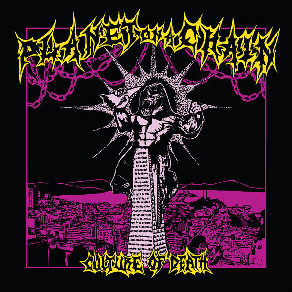 the album cover for Planet On A Chain (P.O.A.C.) - Culture Of Death [Colored Vinyl] [Limited Edition]