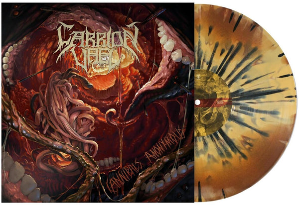 the album cover for Carrion Vael - Cannibals Anonymous