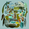 the album cover for Pedro The Lion - Santa Cruz [Colored Vinyl] (Gate) (Grn)