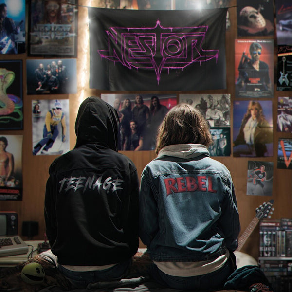 the album cover for Nestor - Teenage Rebel