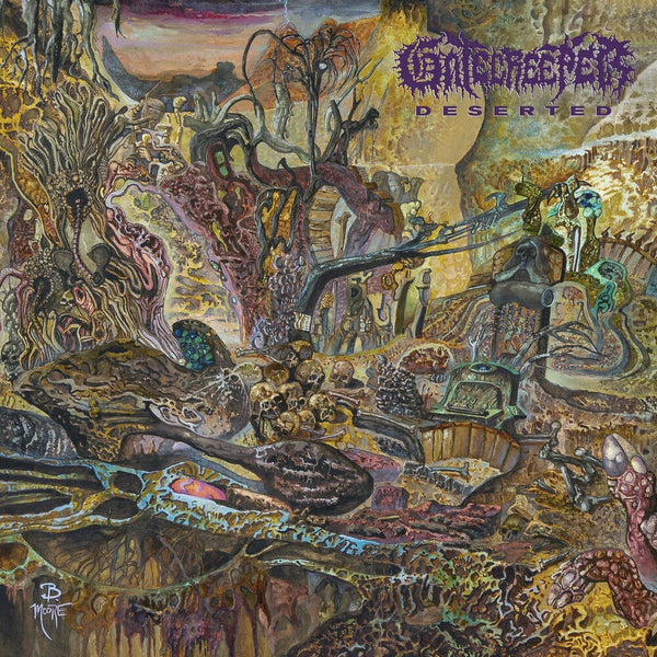 the album cover for Gatecreeper - Deserted [Custom Marble Edition]