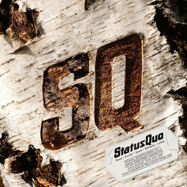 the album cover for Status Quo - Official Archive Series Vol. 3 - Live At Westonbirt Arboretum [Limited Edition LP]