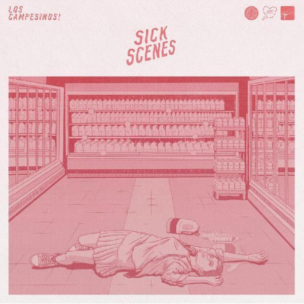 the album cover for Los Campesinos - Sick Scenes [Colored Vinyl] (Pnk)