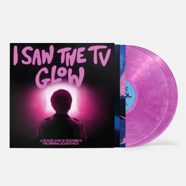 the album cover for Various Artists - I Saw The TV Glow (Original Soundtrack) [Violet 2x Vinyl LP]