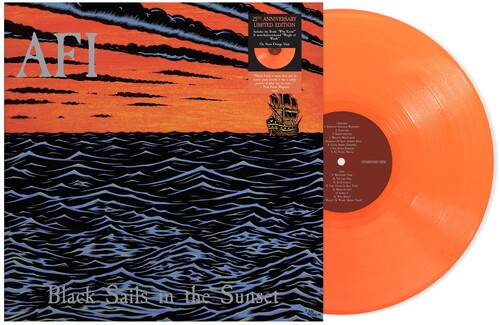 AFI - Black Sails In The Sunset (Limited Edition Orange Colored Vinyl, 25th Anniversary Edition) - Pale Blue Dot Records