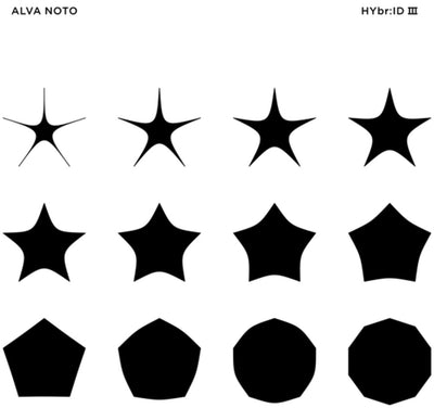 the album cover for Alva Noto - Hybr:Id Iii