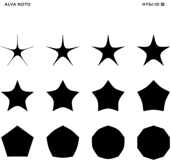 the album cover for Alva Noto - Hybr:Id Iii