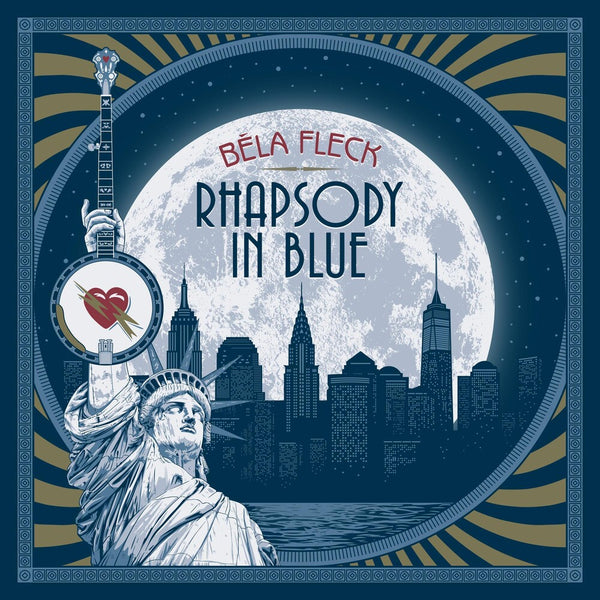 the album cover for Bela Fleck - Rhapsody In Blue