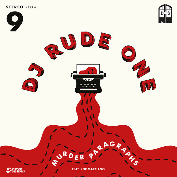 the album cover for Dj Rude One / Roc Marciano - Murder Paragraphs