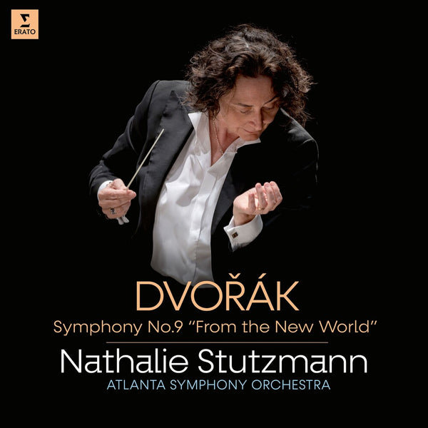 the album cover for NATHALIE STUTZMANN - Dvorak: Symphony No. 9 From The New World