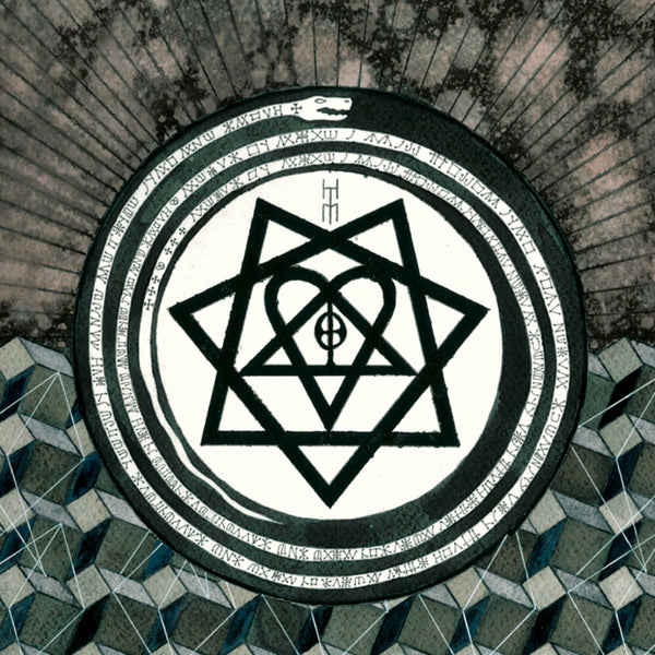 the album cover for Him - Tears On Tape [Clear Vinyl]