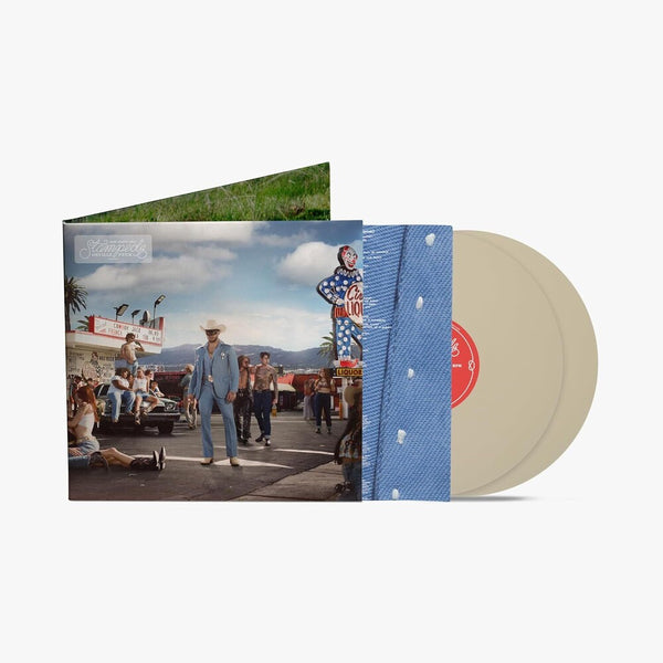 the album cover for Orville Peck - Stampede [Standard Bone colored 2 LP]