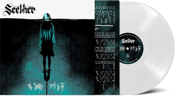 the album cover for Seether - The Surface Seems So Far [Opaque White LP]