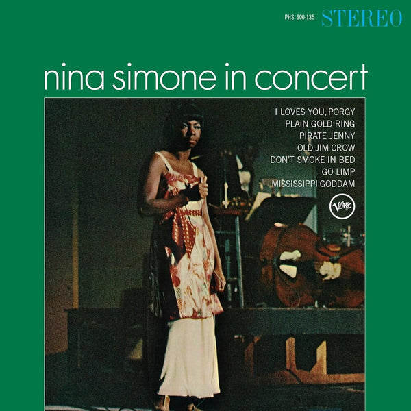 the album cover for Nina Simone - Nina Simone In Concert (Verve Acoustic Sounds Ser)