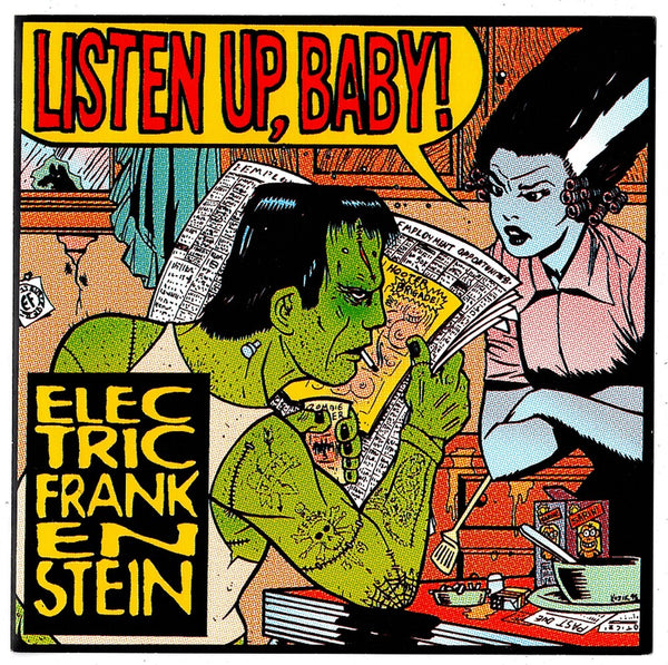the album cover for Electric Frankenstein - Listen Up Baby