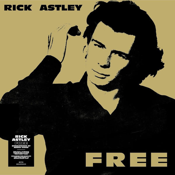 the album cover for Rick Astley - Free