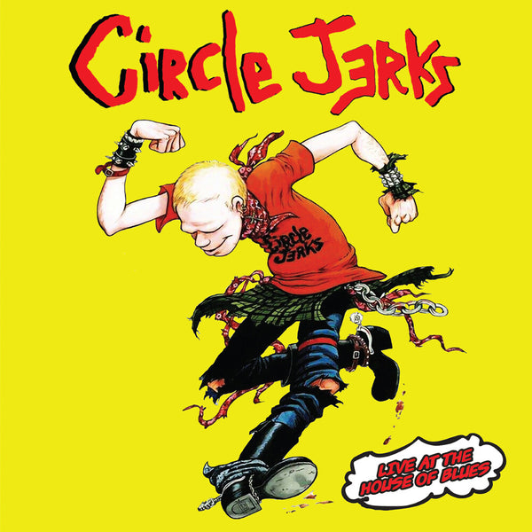 the album cover for Circle Jerks - Live At The House Of Blues - Red [Colored Vinyl] (Red)