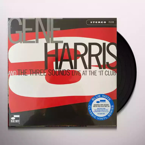 the album cover for Gene Harris  And The Three Sounds - Live At The 'it Club' (Blue Note Classics Series)