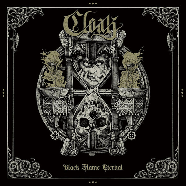 the album cover for Cloak - Black Flame Eternal [Colored Vinyl] (Gate) [Limited Edition] (Slv)