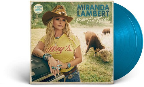 Miranda Lambert - Postcards From Texas (Limited Edition Sea Blue Colored Vinyl) - Pale Blue Dot Records