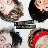 the album cover for 5 Seconds Of Summer - 5 Seconds of Summer (10th Anniversary) [Red LP]