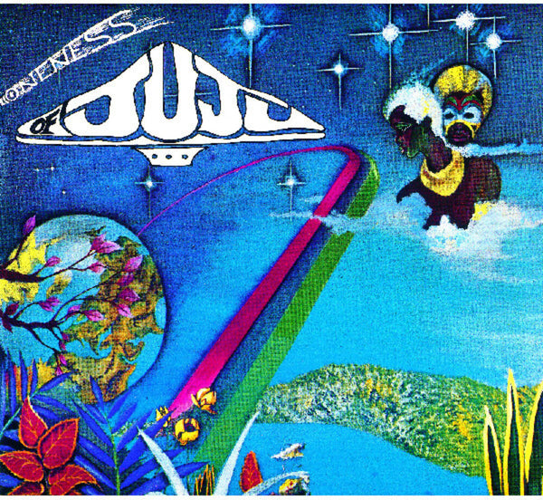 the album cover for Oneness Of Juju - Space Jungle Luv