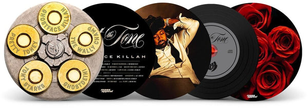 the album cover for Ghostface Killah - Set the Tone (Guns & Roses) [2 LP]