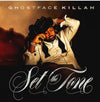 the album cover for Ghostface Killah - Set the Tone (Guns & Roses) [black marble LP]