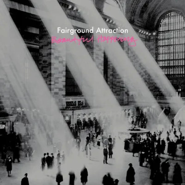 the album cover for Fairground Attraction - Beautiful Happening (Uk)