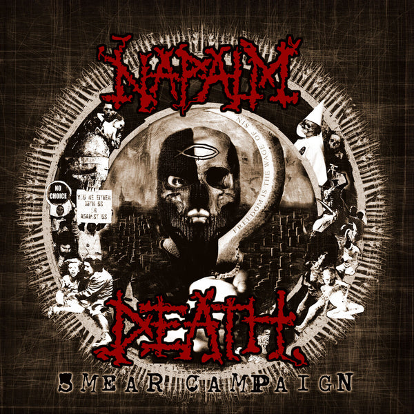the album cover for Napalm Death - Smear Campaign