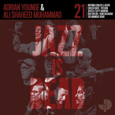 the album cover for Adrian Younge, Ali Shaheed Muhammad - Jazz Is Dead 021 [Red Vinyl LP]