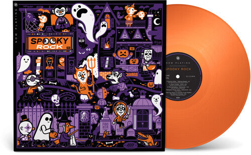 Now Playing: Spooky Rock - Complitation Album (Limited Edition Orange Colored Vinyl) - Pale Blue Dot Records