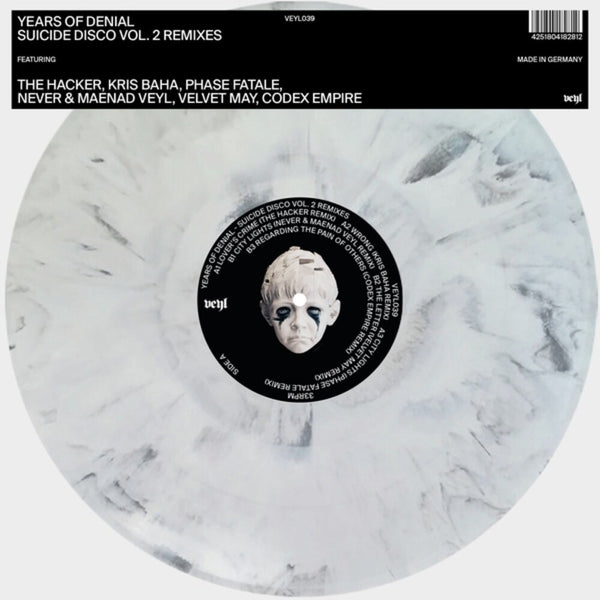 the album cover for Years Of Denial - Suicide Disco Vol 2 Remixes (Can)