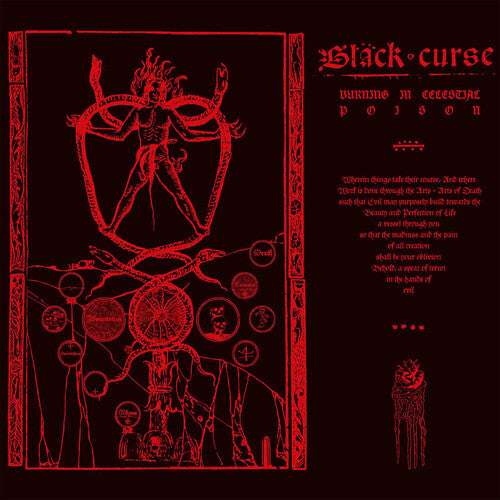 Black Curse - Burning In Celestial Poison (Vinyl LP) - Pale Blue Dot Records