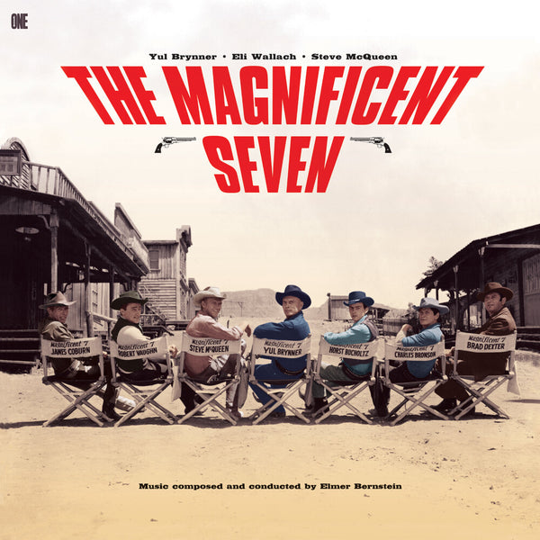 the album cover for Bernstein, Elmer - Magnificent Seven (Original Soundtrack) - Limited 180-Gram Vinyl