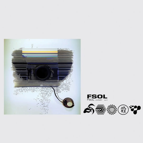 the album cover for Future Sound Of London - Captures - Pre8 A001 Epa (Blue) [Colored Vinyl] (Ep) [Limited Edition]