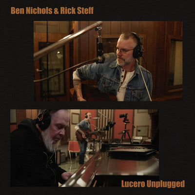 the album cover for Ben Nichols/ Steff,Rick - Lucero Unplugged