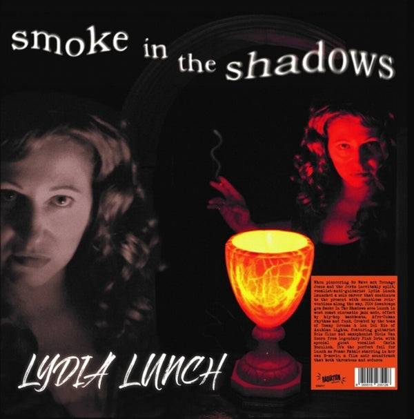 the album cover for Lydia Lunch - Smoke In The Shadows